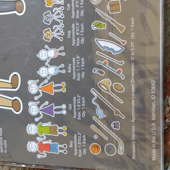 Family car stickers/decals vtg - Picture 8 of 8